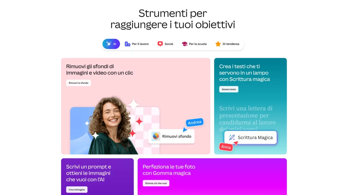 strumenti canva