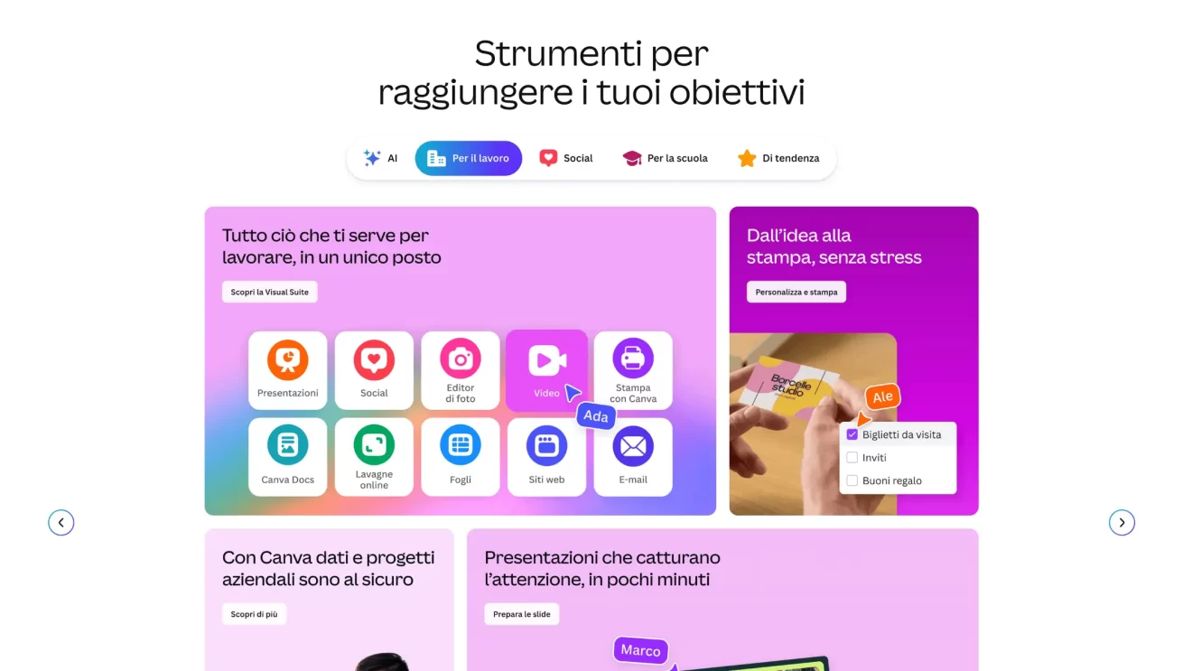 strumenti canva